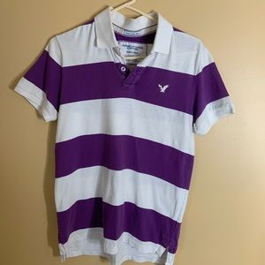 Men’s AMERICAN EAGLE Polo - Small, Striped